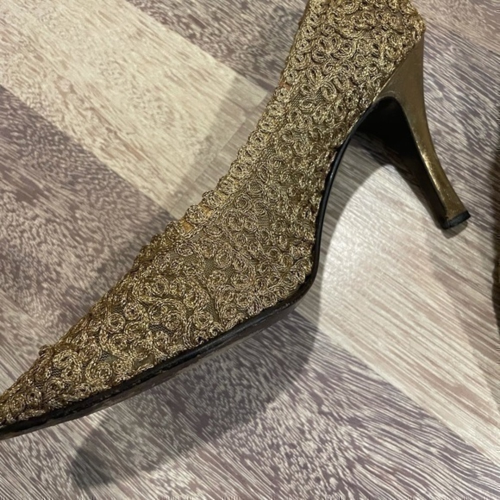 CASADEI CROCHET HEELS SIZE 39 - Picture 4 of 16
